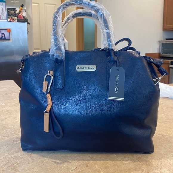Nautica Handbags - Woman’s Blue Over the shoulder Purse/Satchel Brand New With Tags